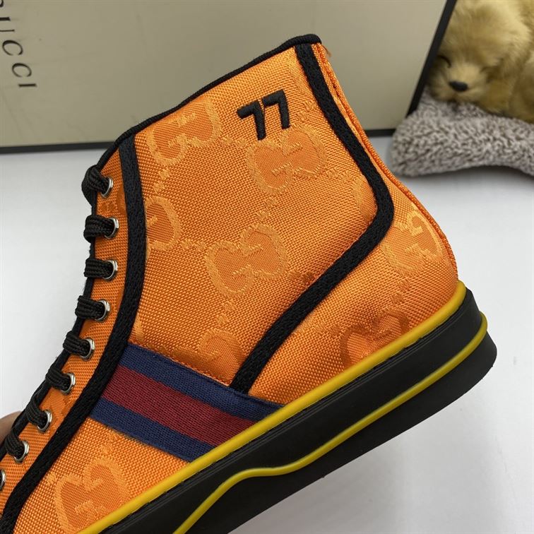 Gvc*1 Dupes Shoes OFF THE GRID HIGH TOP ORANGE   GCC049