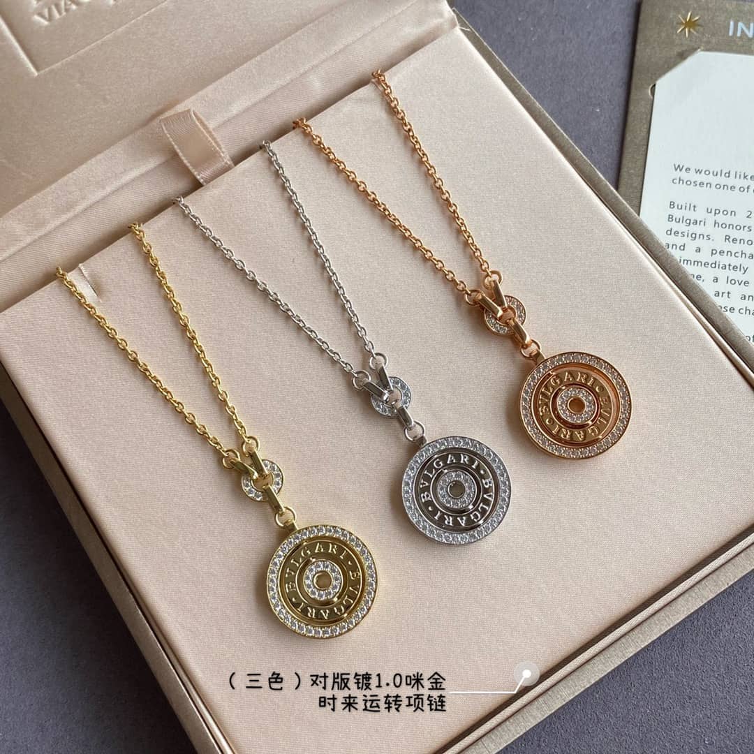 Knockoff Bv1g*ai Logo Necklace