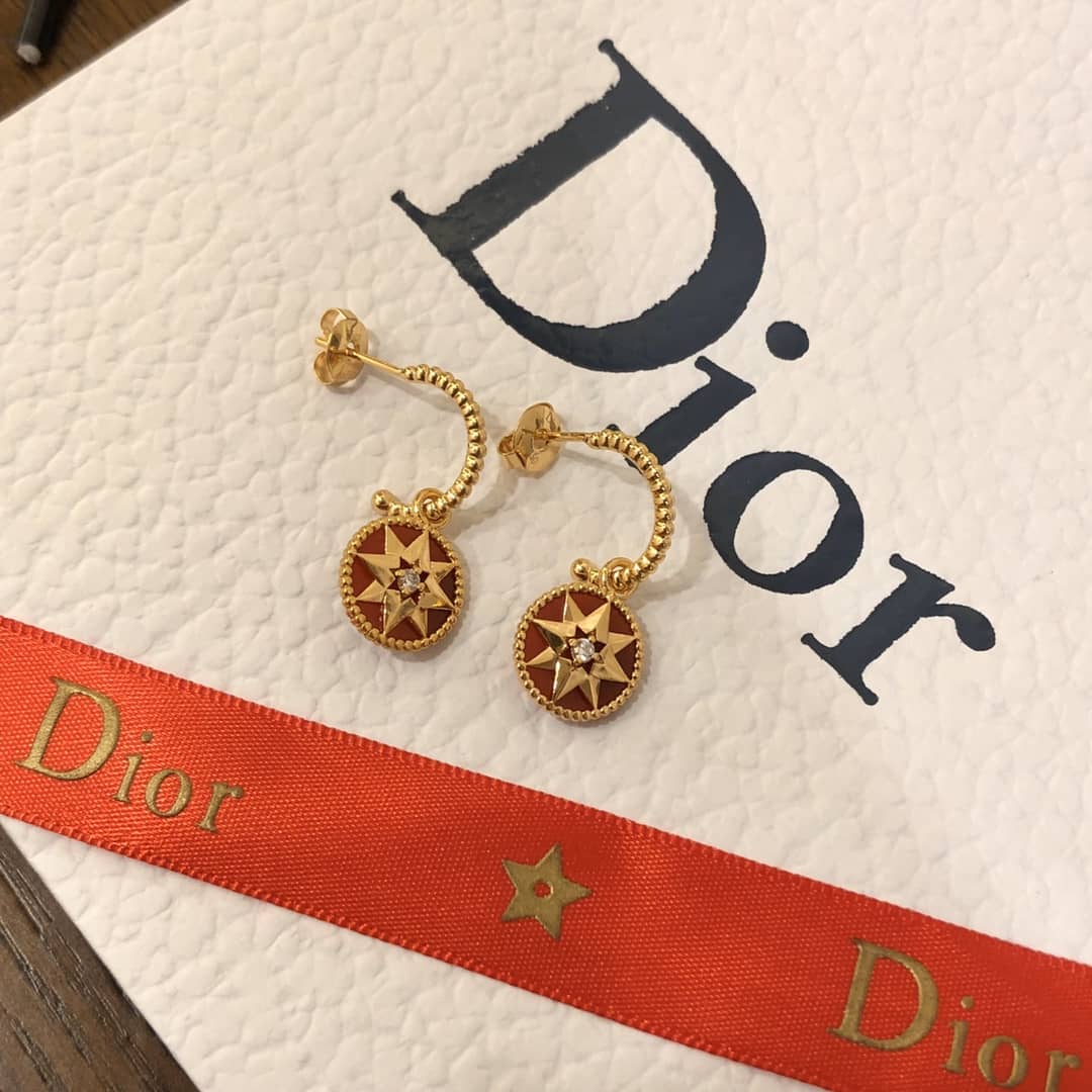 Wholesale Chr1st1an D10r Logo Earring