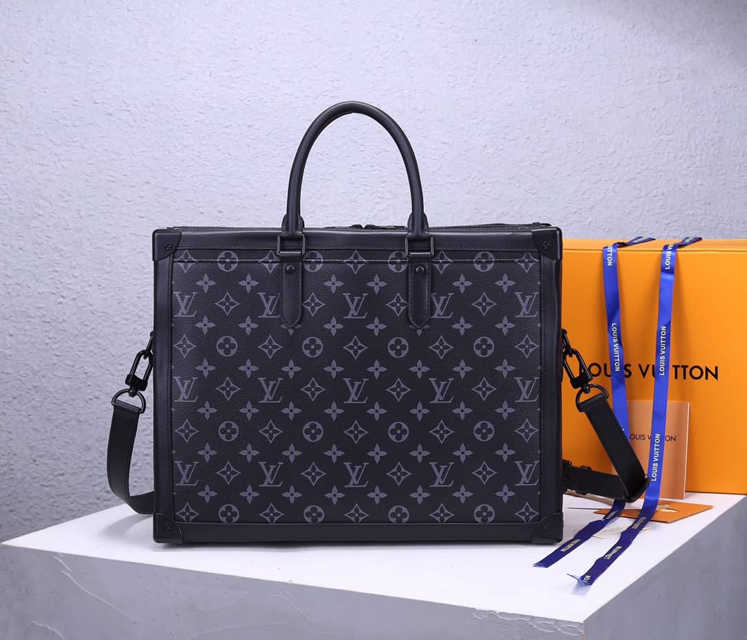 L0vis Vvtt0n Monogram Eclipse Soft Trunk Briefcase Business Bag M44952 Replica Mens Bag