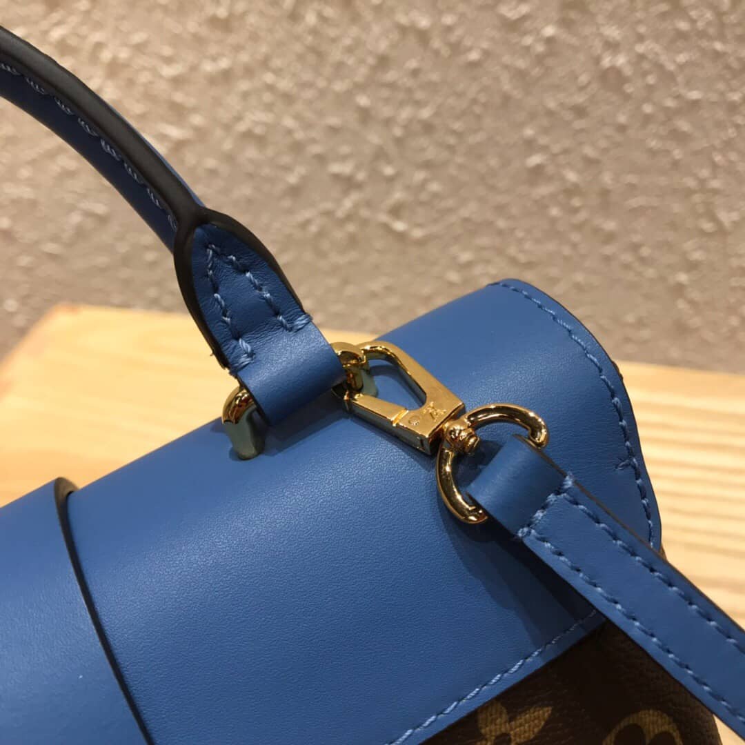 L0vis Vvtt0n Monogram Canvas Locky BB Bag Replica Blue M44321