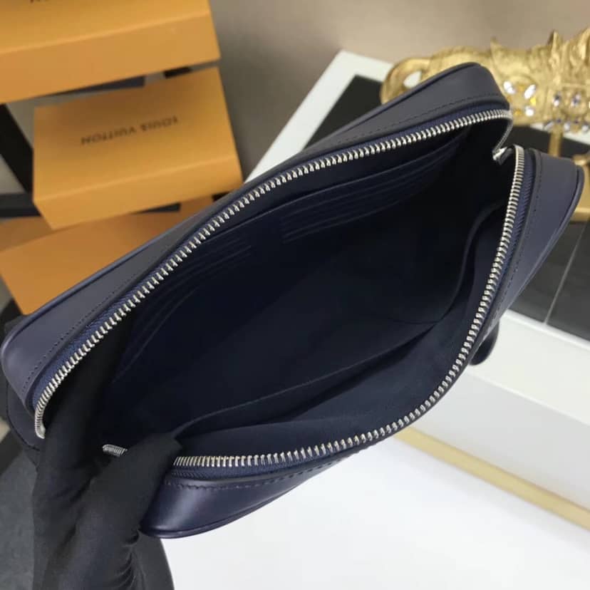 L0vis Vvtt0n Kasai Clutch Epi Leather Replica Blue M51726