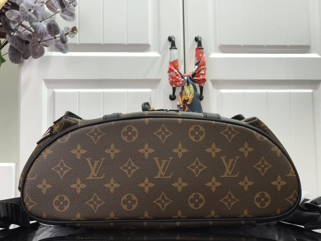 L0vis Vvtt0n Christopher PM Monogram Macassar Canvas Leather Replica Backpack M43735