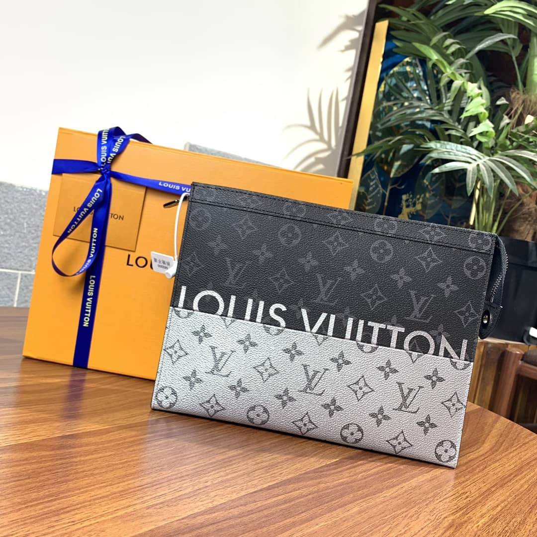 L0vis Vvtt0n Voyage MM Monogram Replica Pochette Black Gray M63039