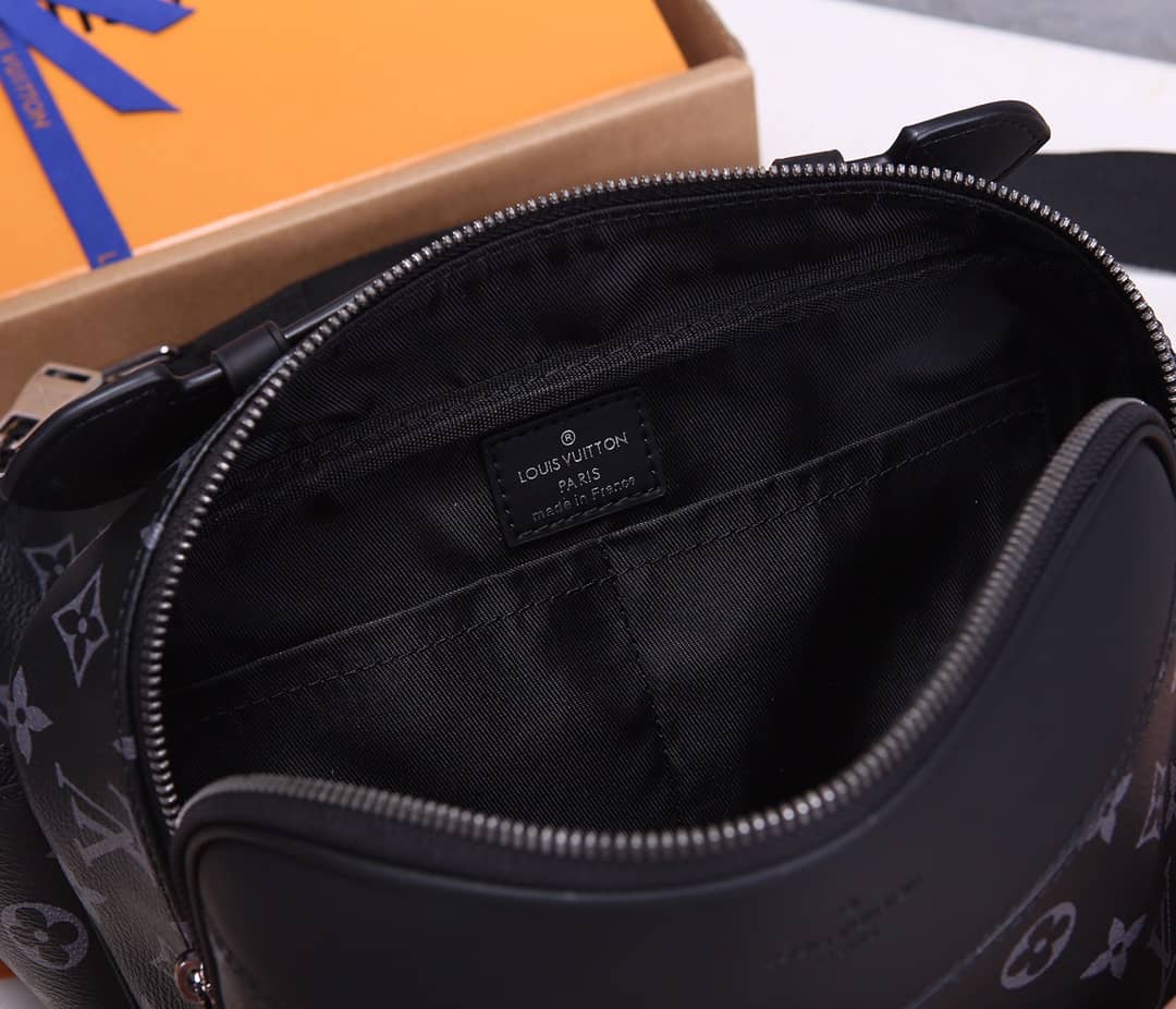 LV Bum Bag Dupe Monogram Eclipse  Waist Pouch hip body M42906