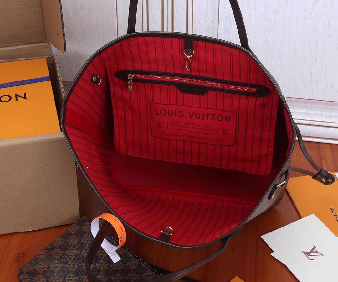 L0vis Vvtt0n Neverfull Dupe MM Damier Ebene Tote N41358