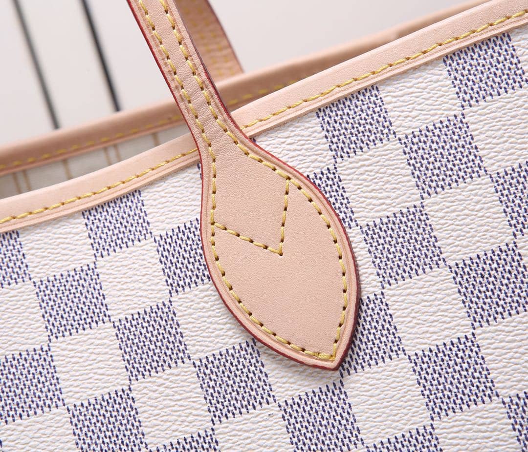 L0vis Vvtt0n Neverfull MM Damier Azur Tote Replica White N41361