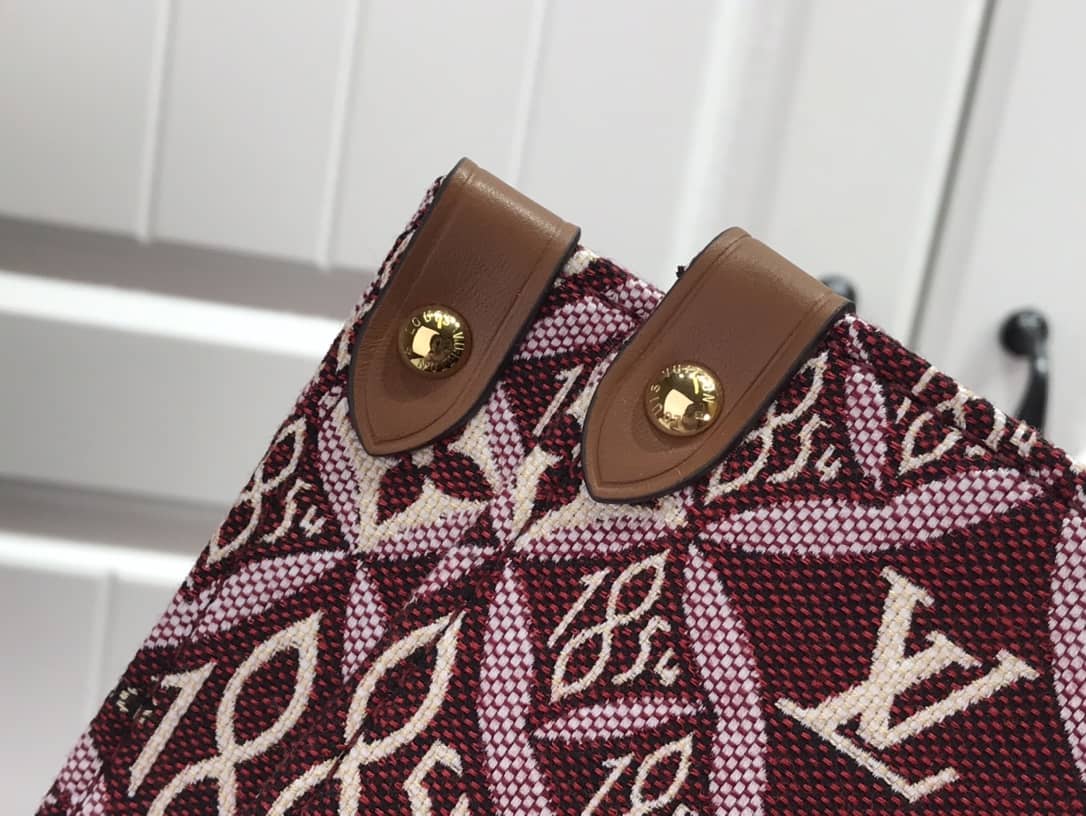 LV Tote Dupe On the Go GM Since 1854 Tote Replica Red M57207