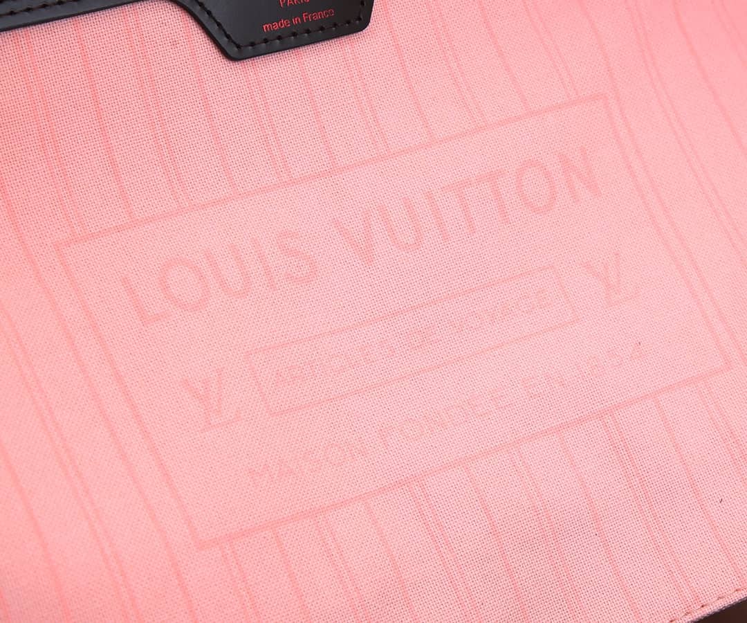 L0vis Vvtt0n Neverfull MM Damier Ebene Tote Replica Pink N41358