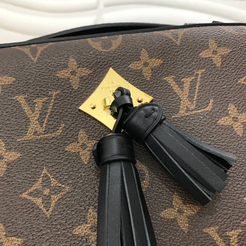L0vis Vvtt0n Saintonge Monogram Canvas Replica Shoulder Bag Black M43557