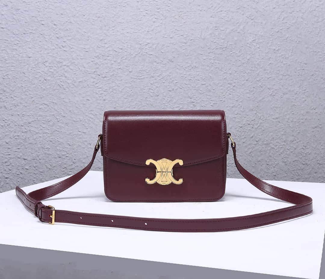 Ce1i*e Bag Dupe Triomphe Micro Luggage 18.5CM Replica Bag