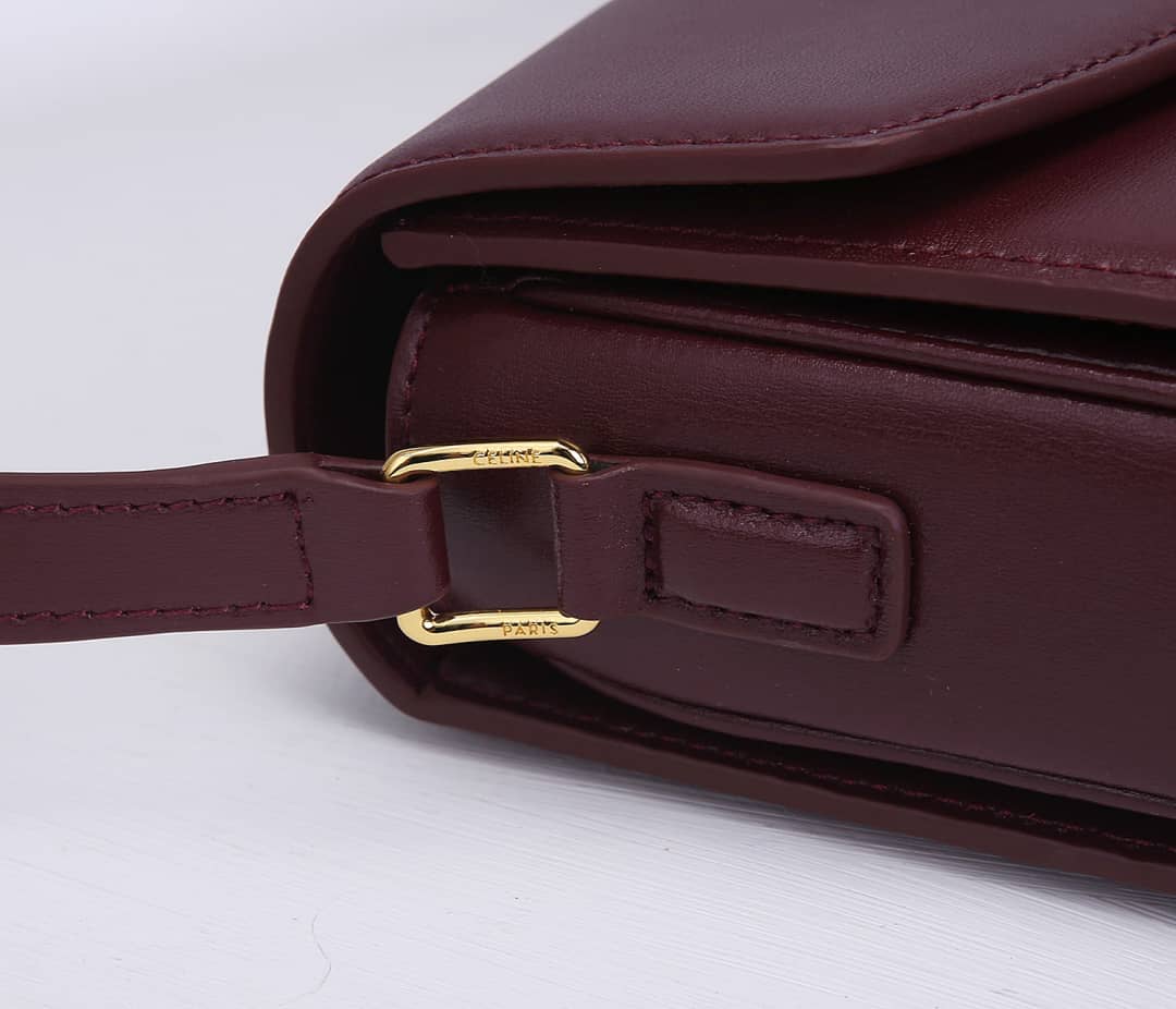 Ce1i*e Bag Dupe Triomphe Micro Luggage 18.5CM Replica Bag