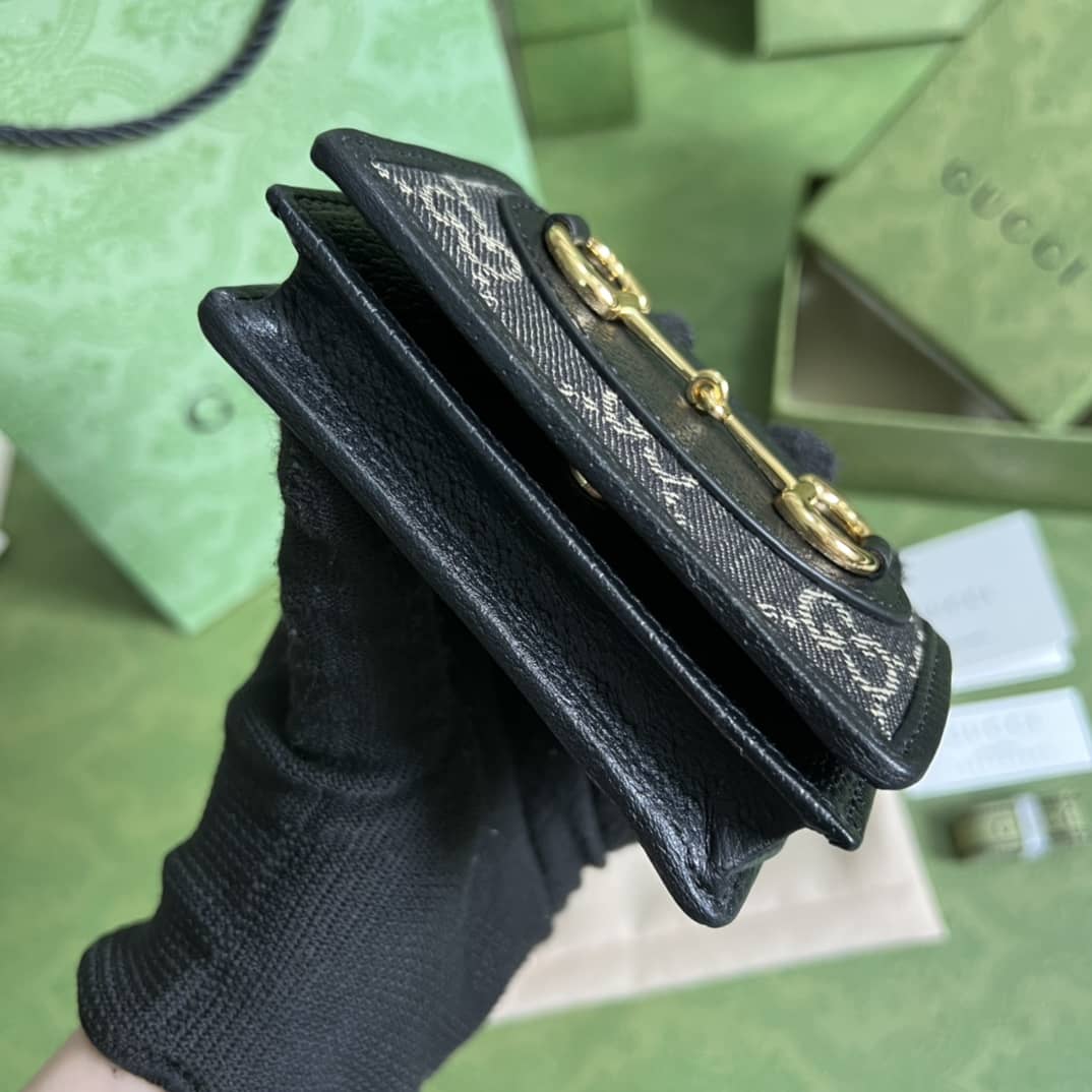 Gvc*1 Horsebit 1955 Card Holder 621887 Replica Wallet