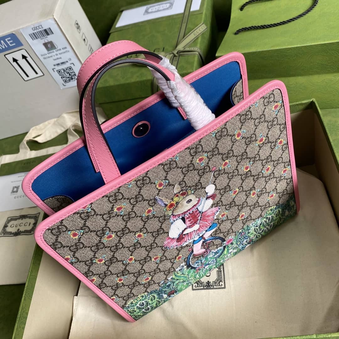 Gvc*1 Children Rabbit Print 605614 Replica Tote Bag