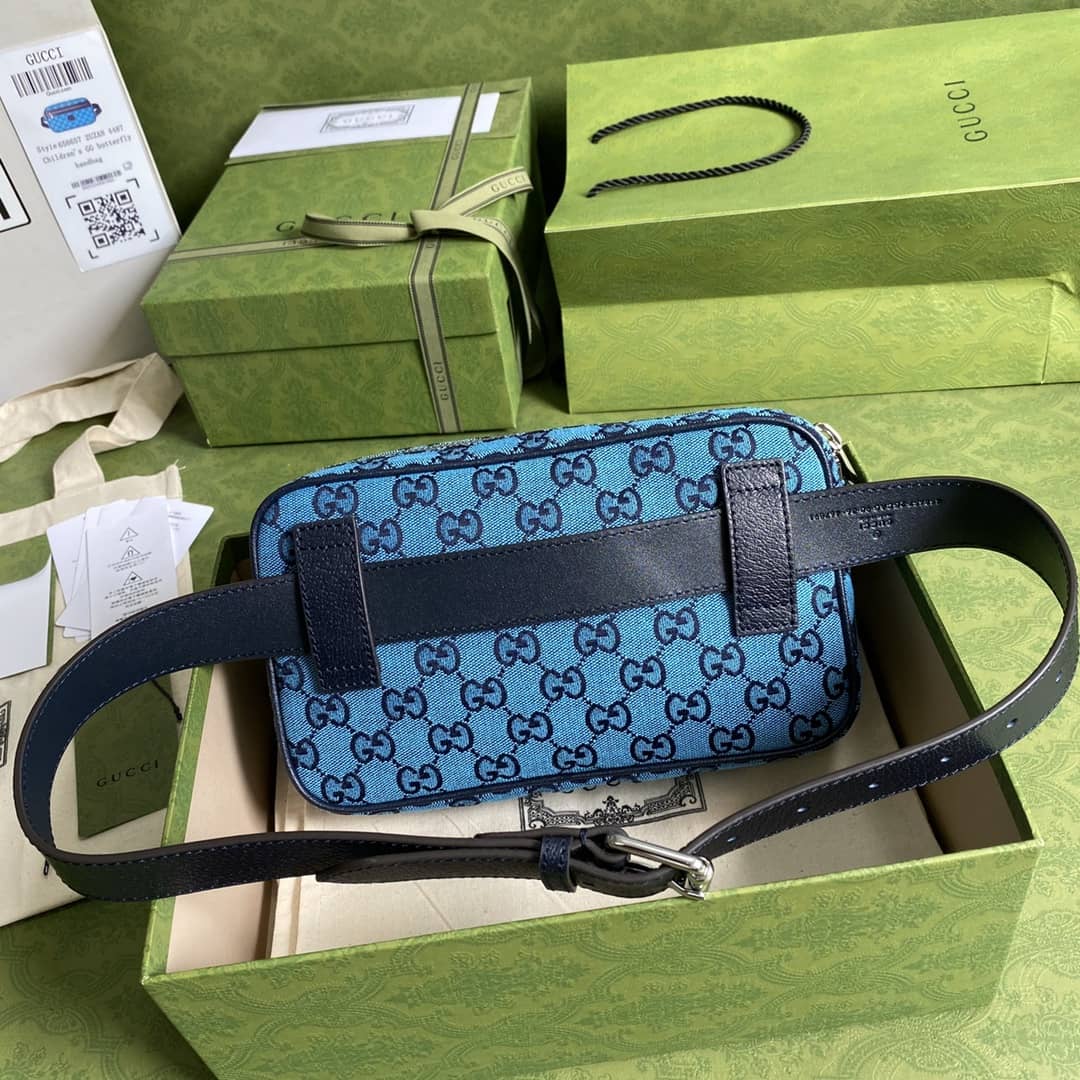 Gvc*1 GG Multicolor Belt Bag Replica 658657
