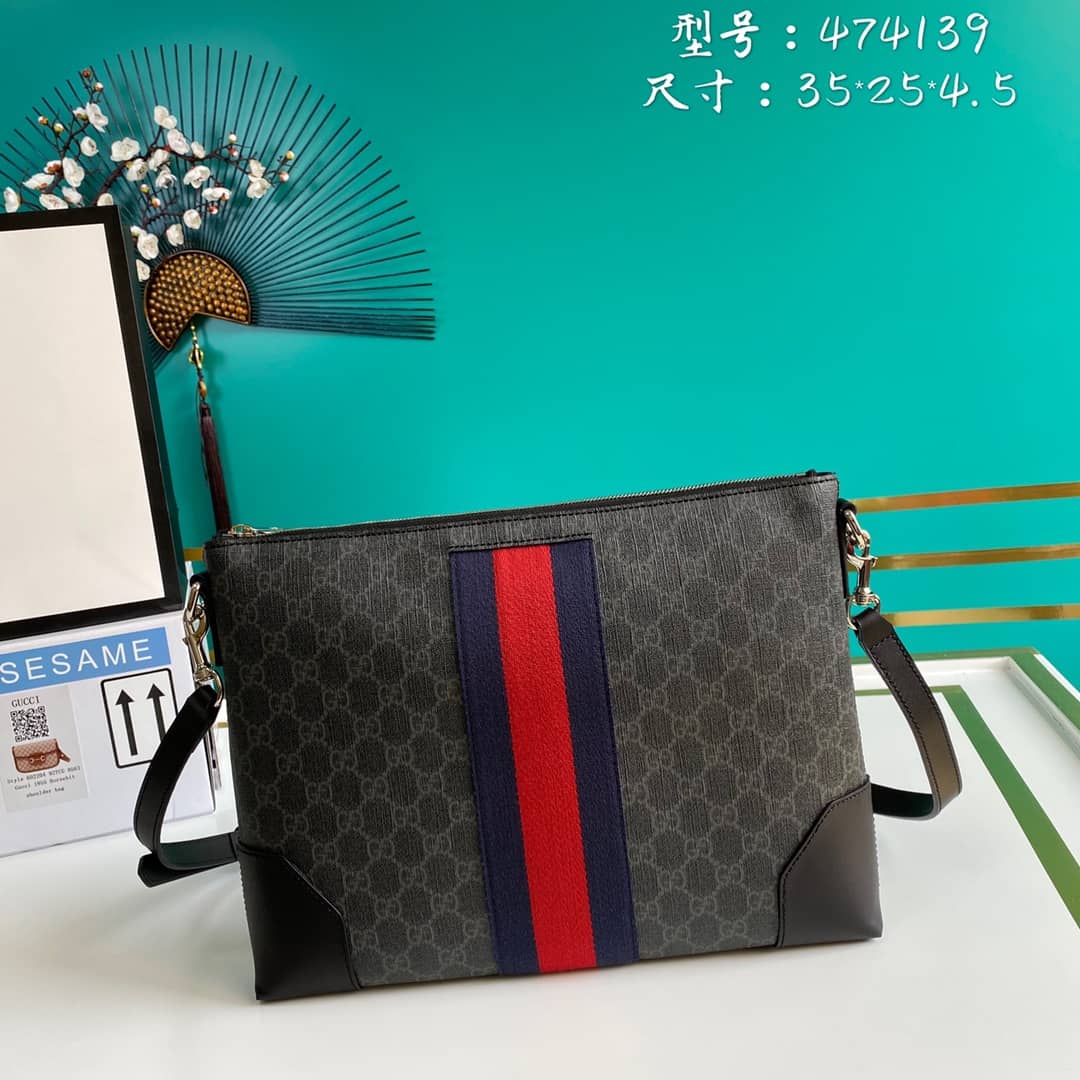 Gvc*1 Svp*me GG Messenger Shoulder Bag Replica 474139
