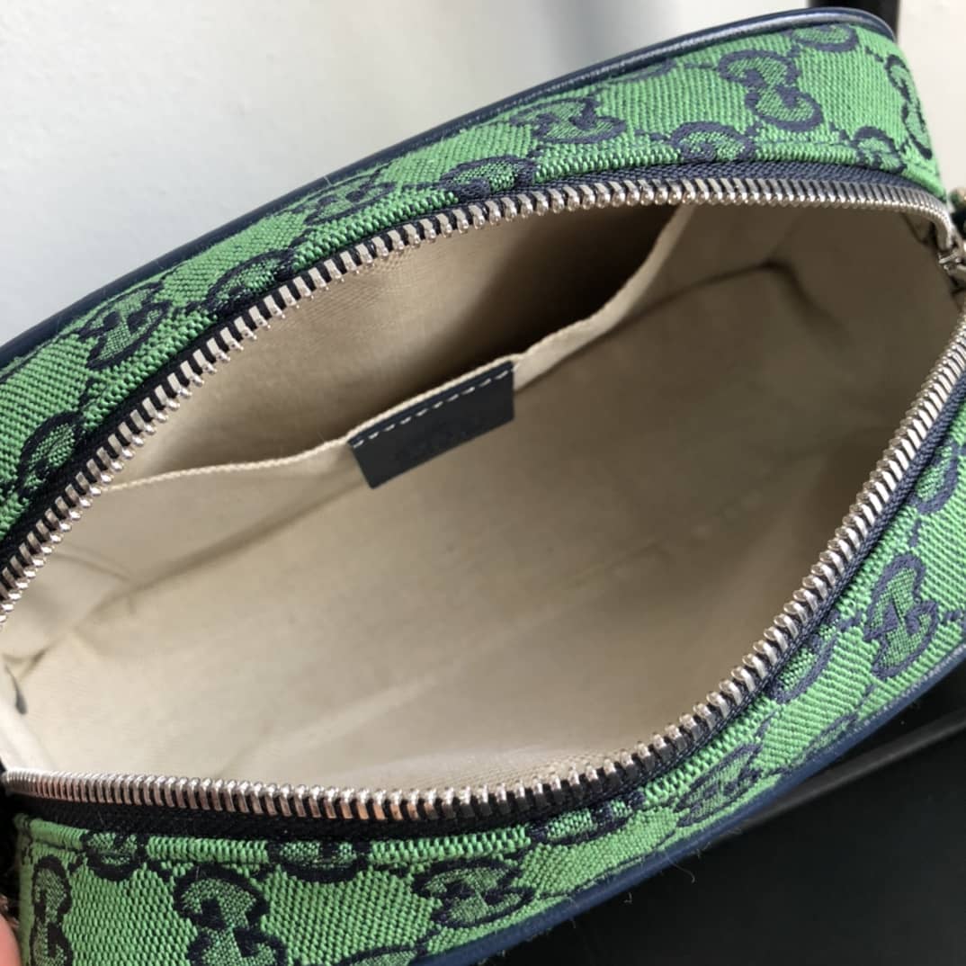 Gvc*1 Handbag Dupes GG Marmont Small Shoulder Handbag Camera Bag Replica Green 447632
