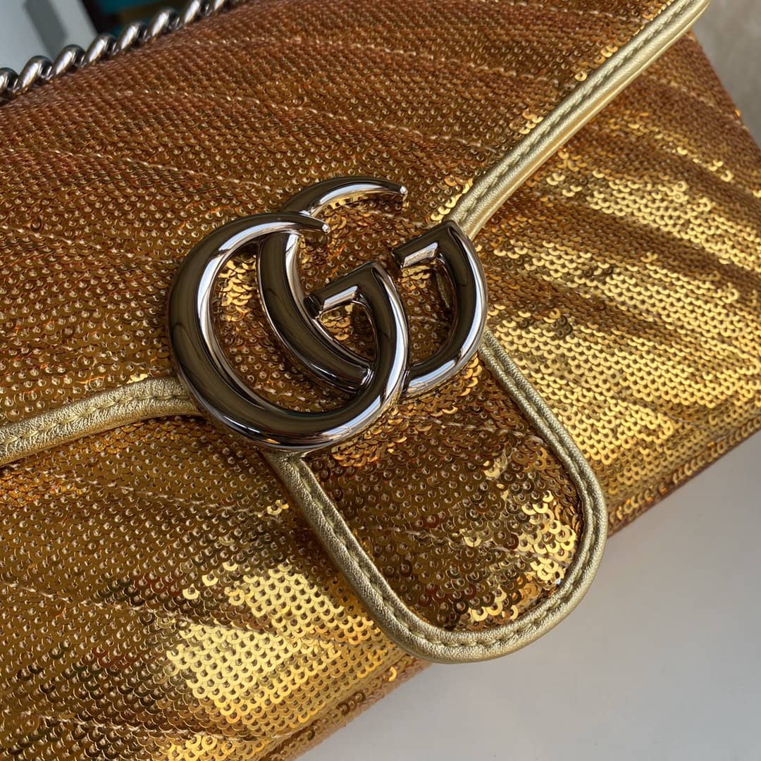 Gvc*1 Marmont GG Small matelassé Shoulder Bag Replica 443497