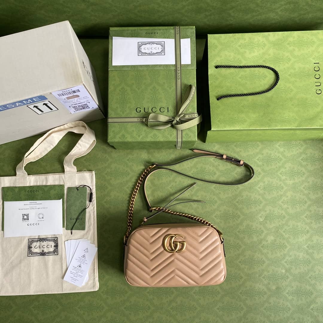 Gvc*1 Crossbody Dupe GG Marmont Small Matelasse Leather 447632