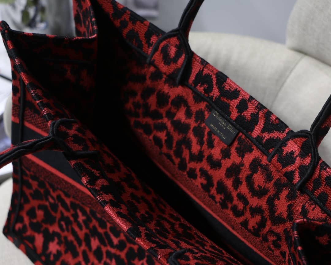 Chr1st1an D10r CD Book Embroidery Replica Tote