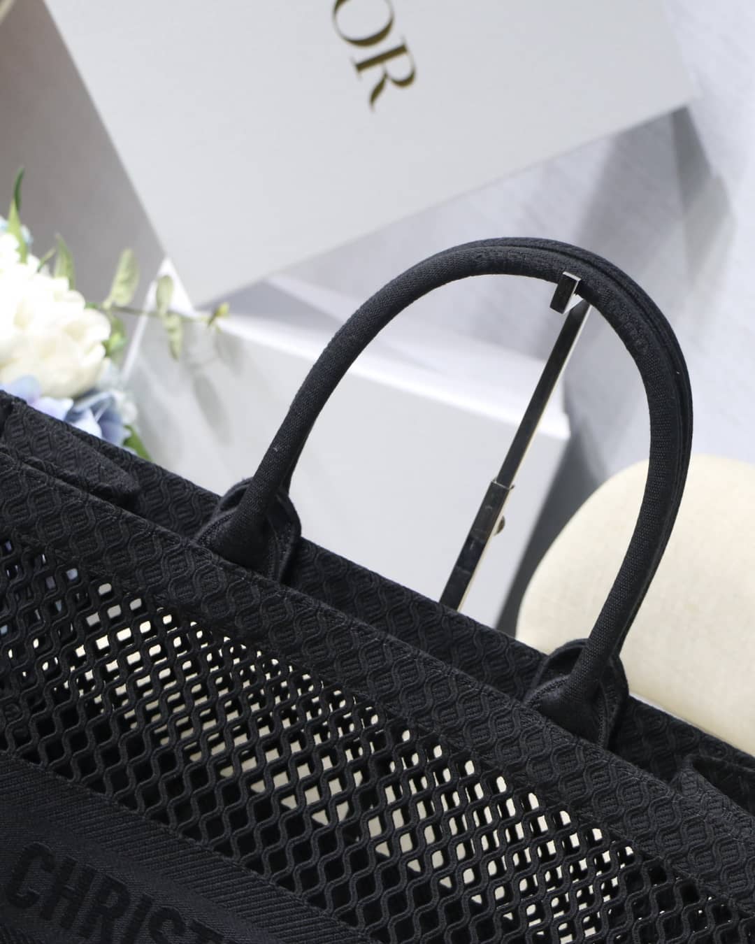 Chr1st1an D10r Mesh Book Tote Bag