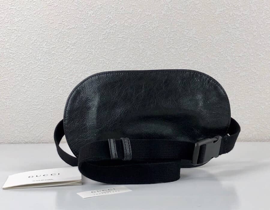 Gvc*1 Soft Leather Belt Bag Replica Black 575857