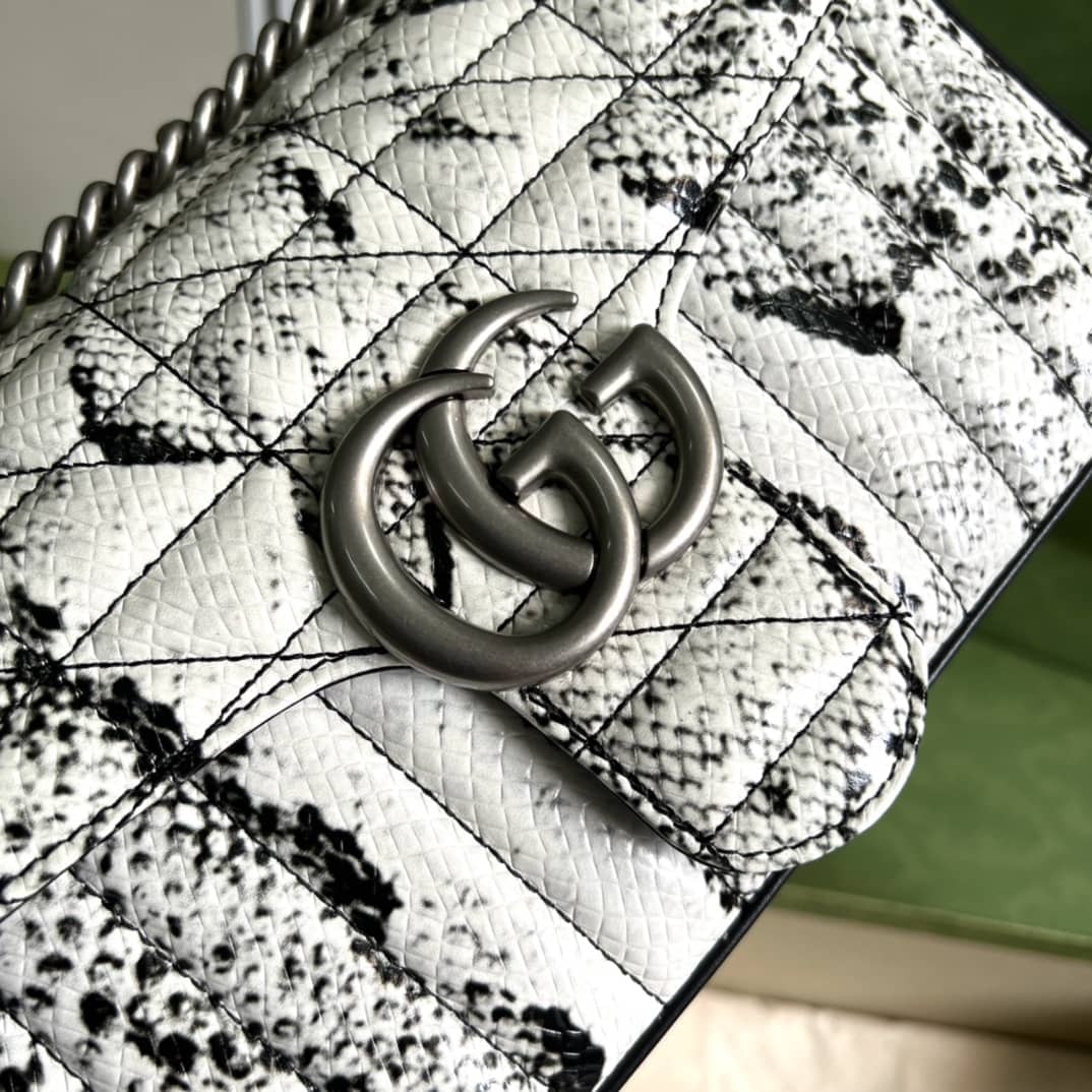 Gvc*1 GG Marmont Small Matelassé Leather 443497