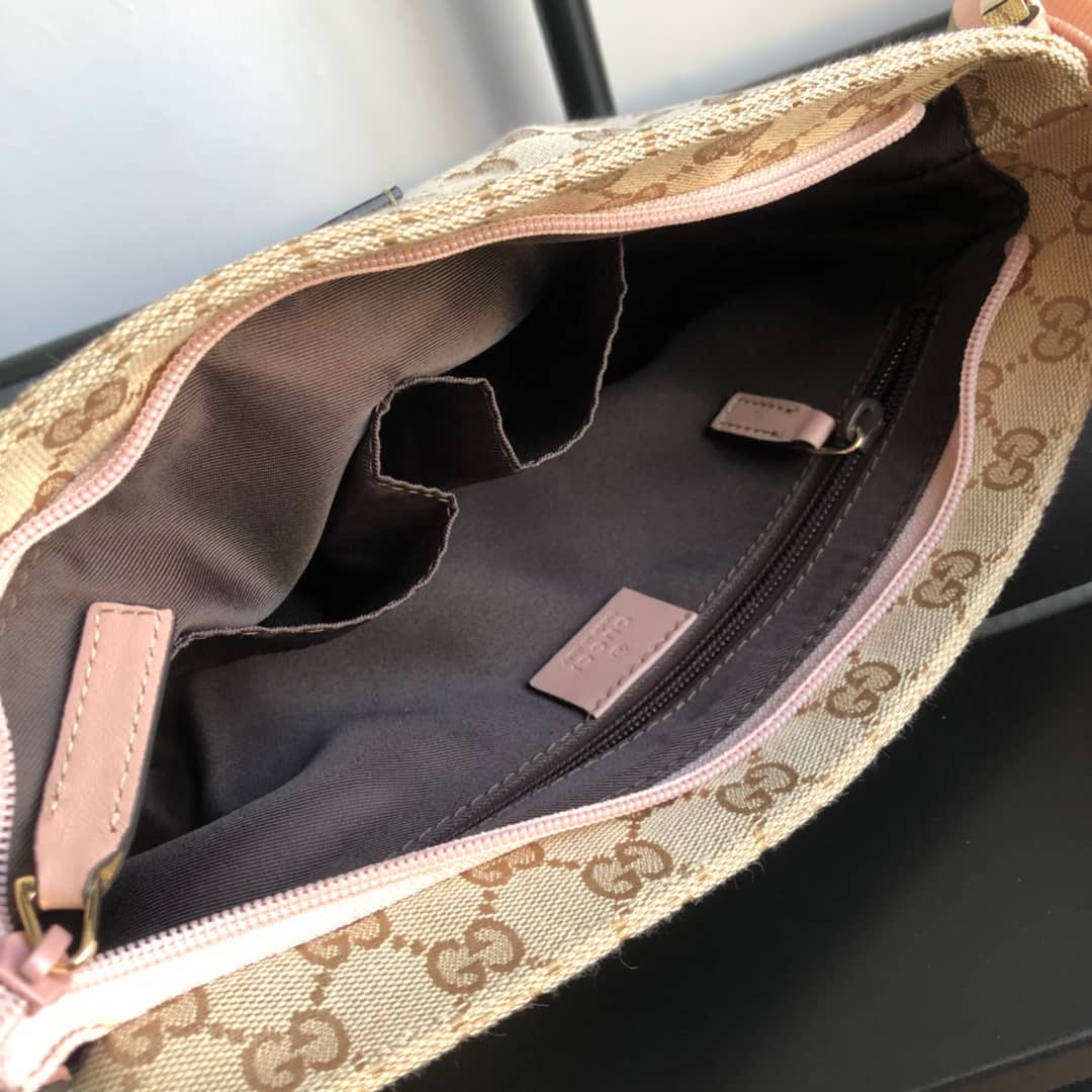 Gvc*1 GG Canvas Shoulder Bag Replica Beige 189749
