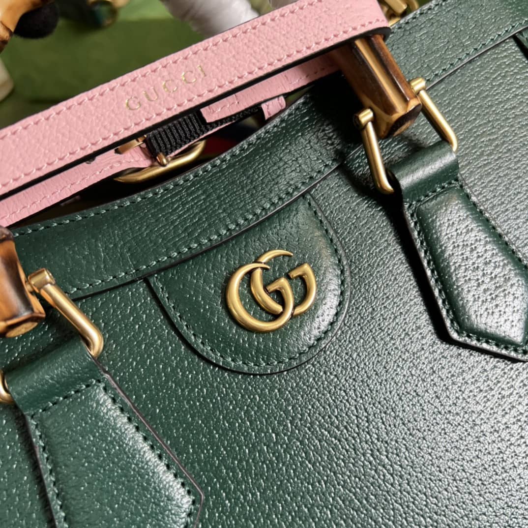 Gvc*1 Diana Small Tote Green 702721 Replica Bag
