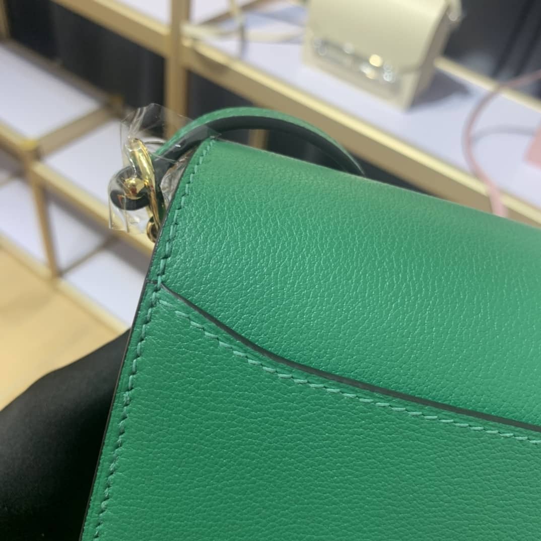H**me5 Roulis Mini Sac Evercolor Calfskin Leather Crossbody Bag