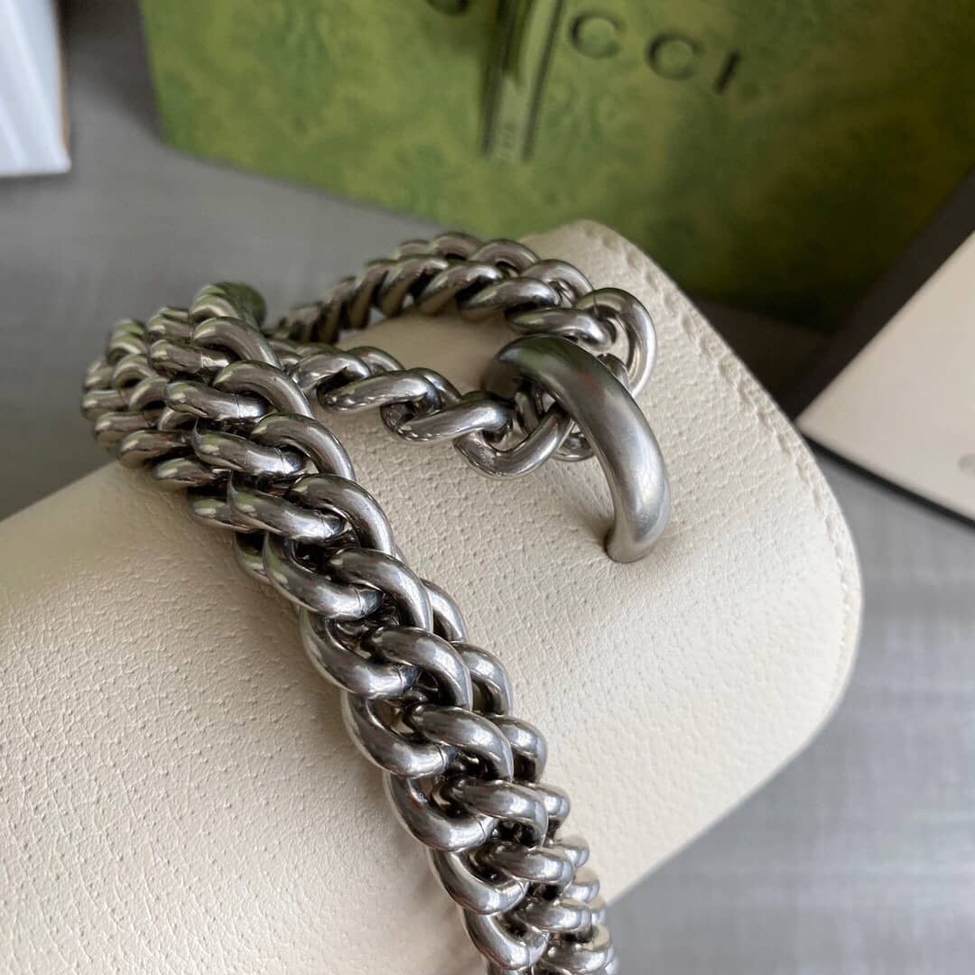 Gvc*1 GG Svp*me Dionysus Chain Replica Shoulder Bag White 400249