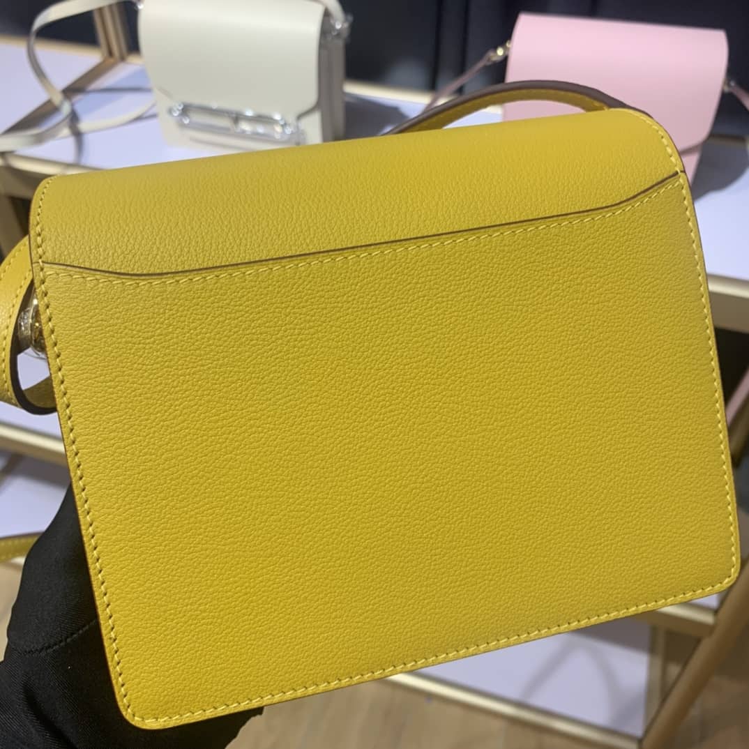 H**me5 Roulis Mini Sac Evercolor Calfskin Leather Crossbody Bag