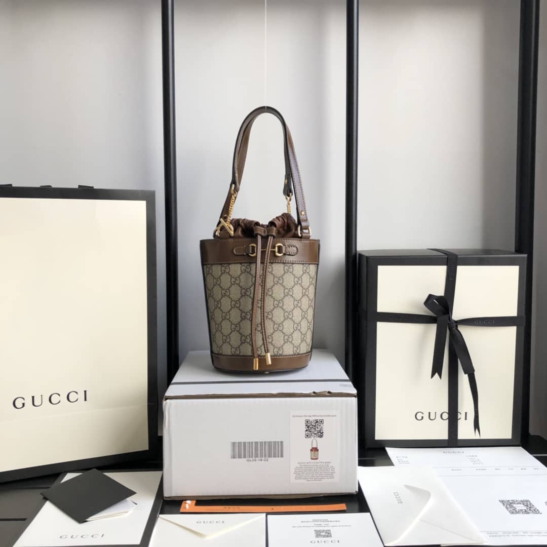 Gvc*1 Horsebit 1955 Small Bucket Bag Replica 637115
