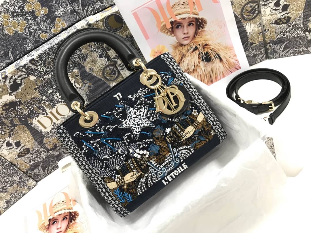 Chr1st1an D10r Lady D10r 24CM Replica Bag