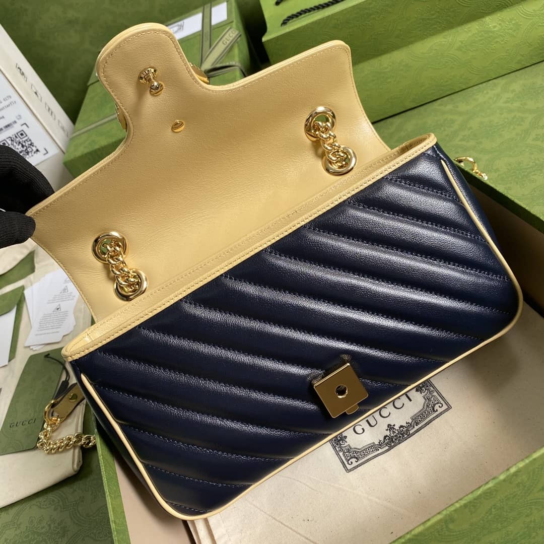 Gvc*1 Marmont GG Small matelassé Shoulder Bag Replica 443497