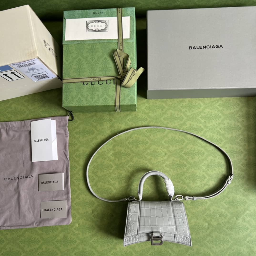 Gvc*1 Ba1en*iaga Hourglass Top-handle Tote Bag 5928331 Replica