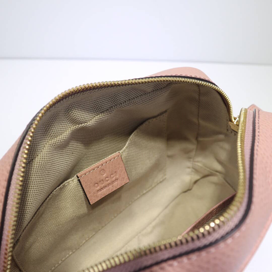 Gvc*1 GG Canvas Messenger Bag Replica Pink 449172