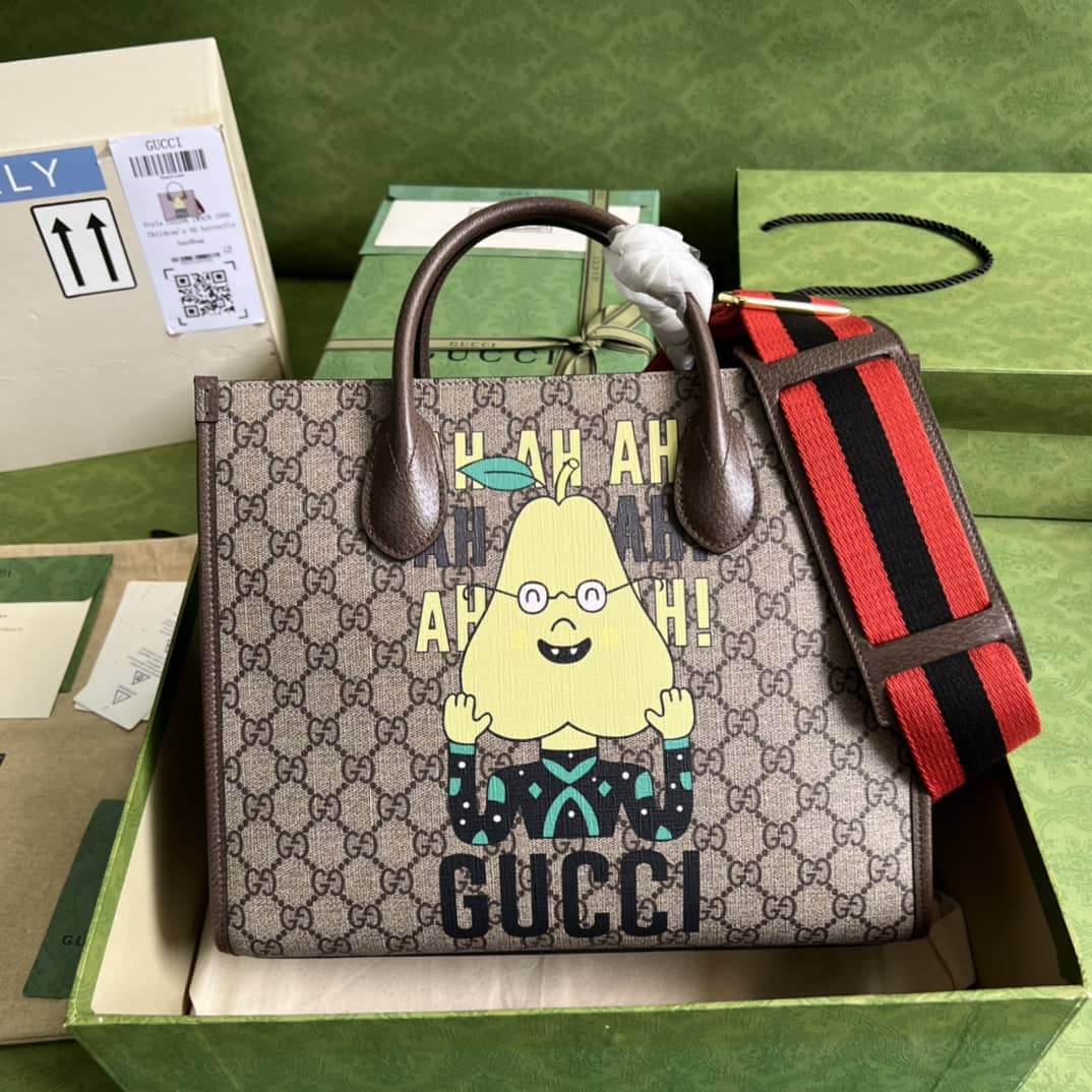Gvc*1 Pear Print Small Tote 703256 Replica Bag