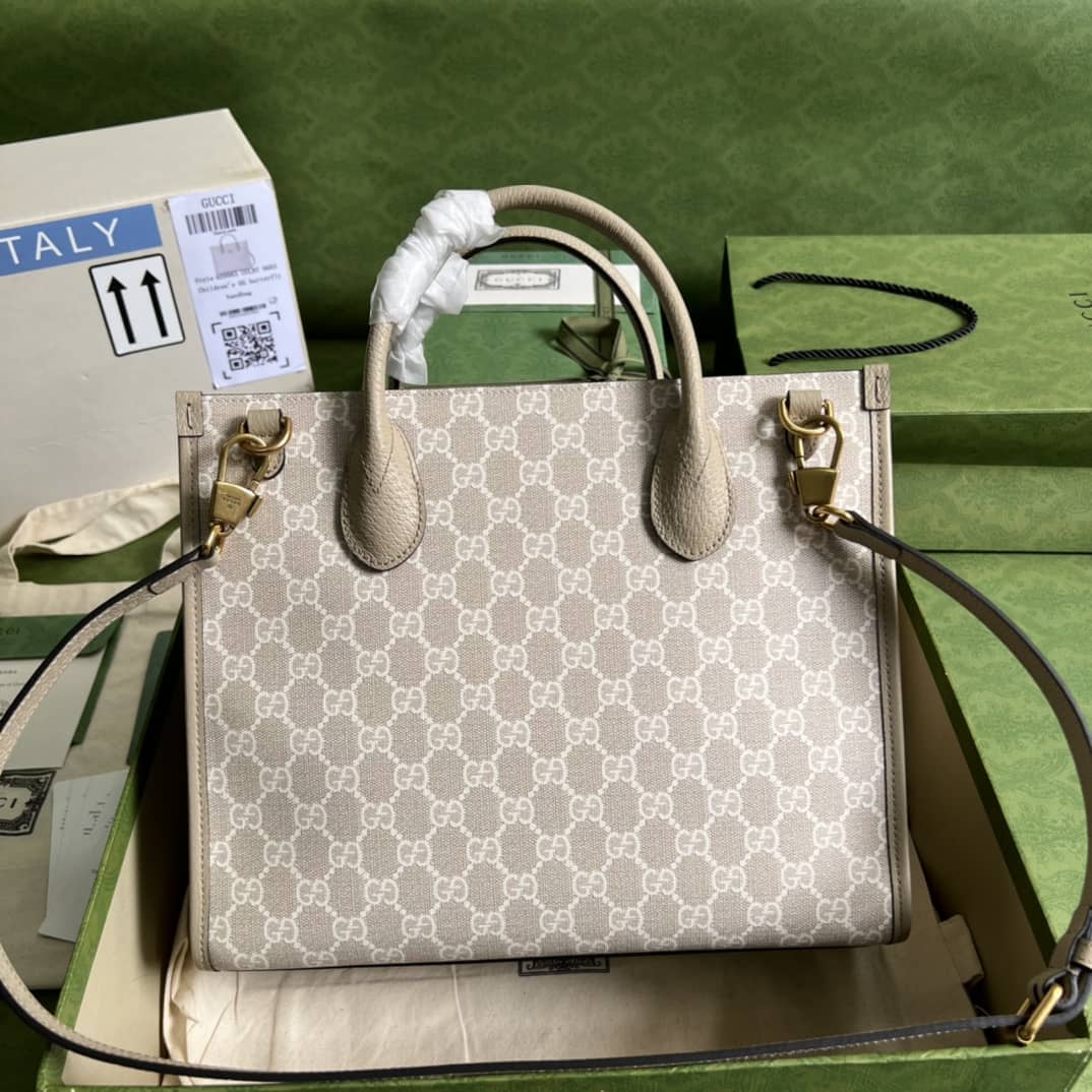 Gvc*1 GG Small Tote Bag With Interlocking G 659983 Replica