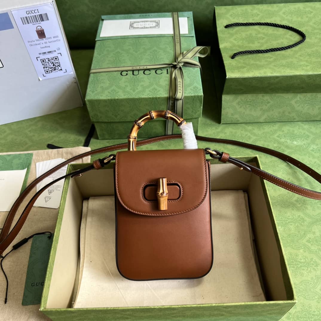 Gvc*1 Bamboo Mini Crossbody Handbag 702106 Replica