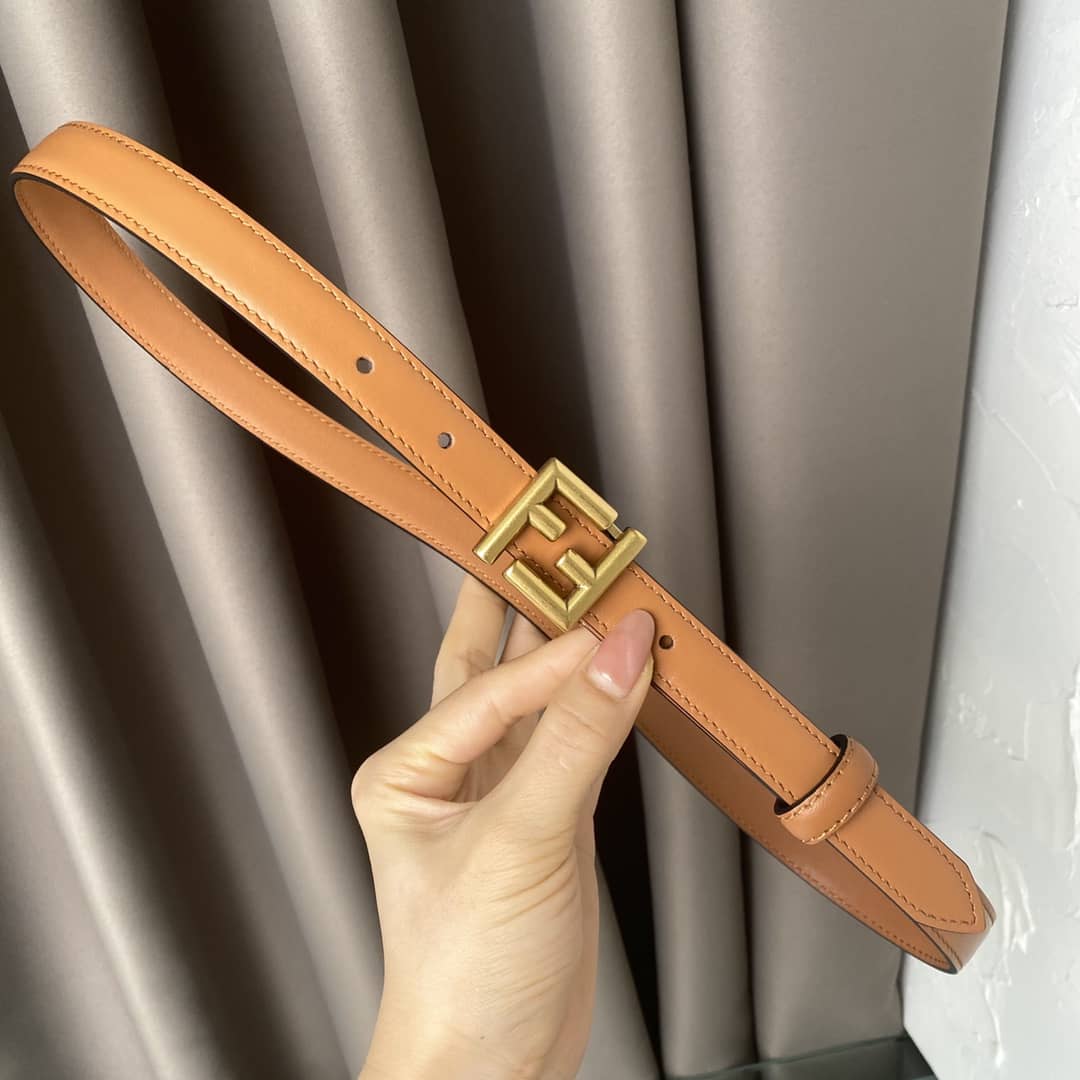 Fake F**di Logo Belt 20mm For Lady