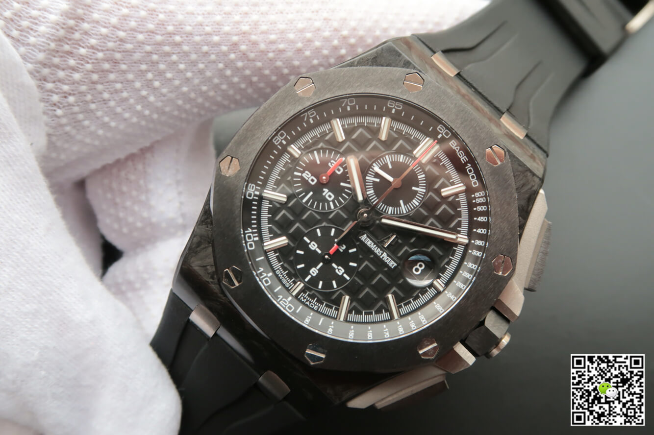 Replica Audemars P1g*et Royal Oak Offshore 26400AU.OO.A002CA.01 1:1 Best Edition JF Factory Black Dial