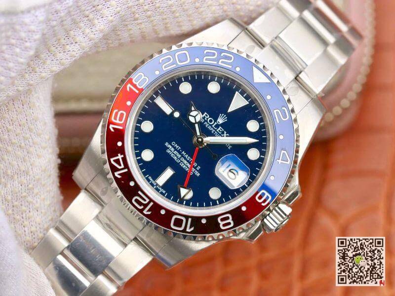 Replica R01ex GMT Master II 126710BLRO EW Factory Mechanical Watches 1:1 Best Edition Swiss ETA 2836