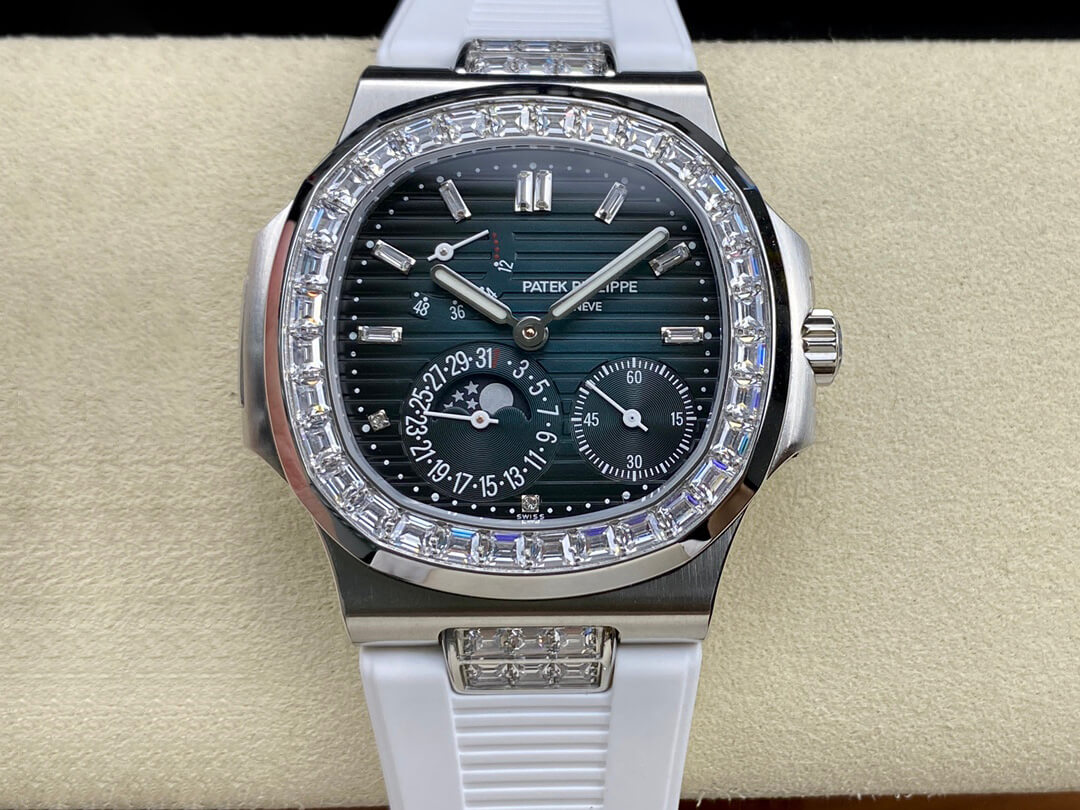 Replica Pat*k Phi1i*pe Nautilus 5712GR 1:1 Best Edition GR Factory Rubber Strap
