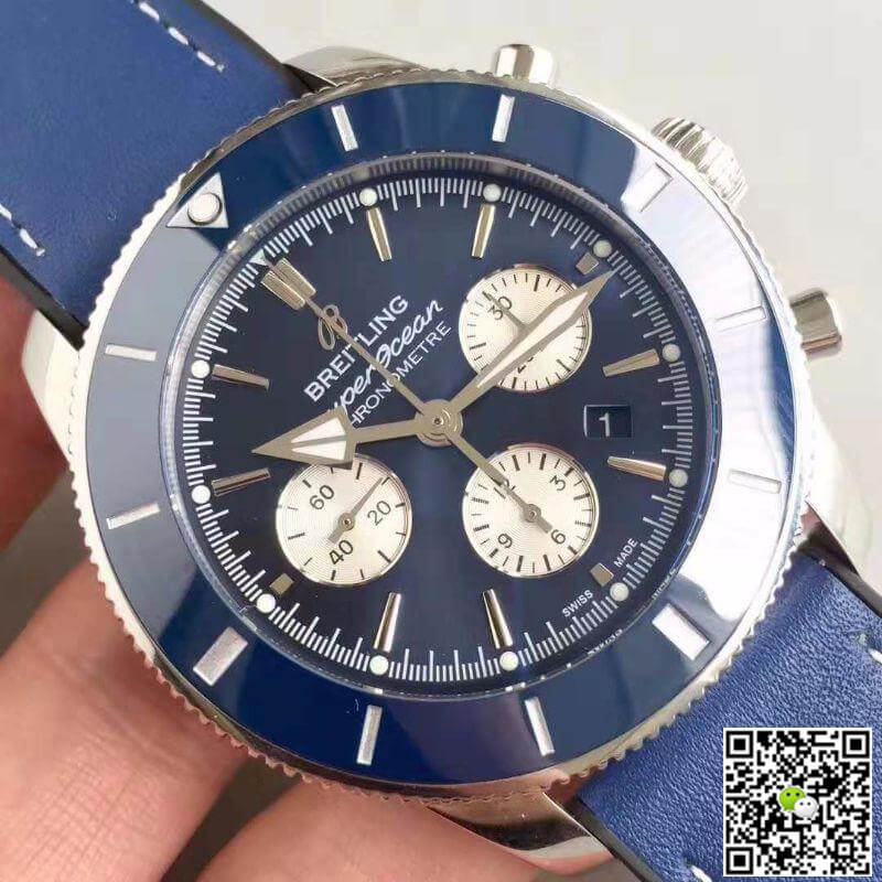 Breitling Replica S*perocean Heritage II AB0162161C1A1 GF Factory 1:1 Best Edition Swiss ETA7750 Blue Dial