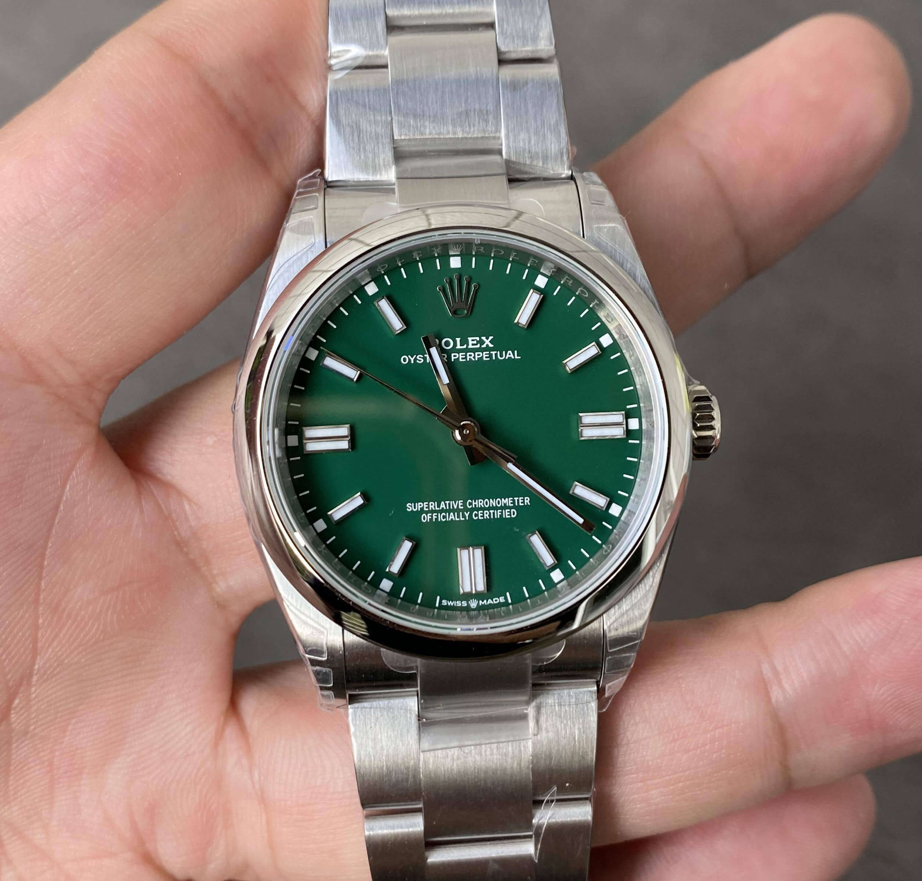 Replica R01ex Oyster Perpetual M126000-0005 36MM 1:1 Best Edition VS Factory Stainless Steel