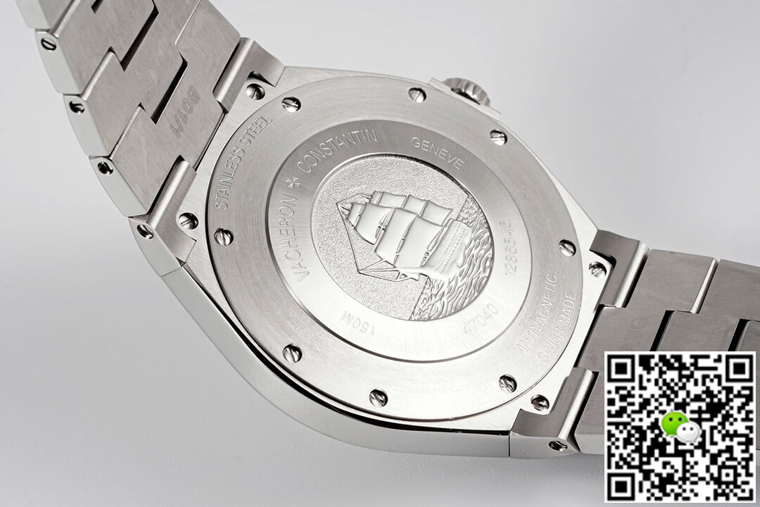 Replica Vacheron C0nstan1n Overseas 47040 1:1 Best Edition PPF Factory Stainless Steel Black Dial