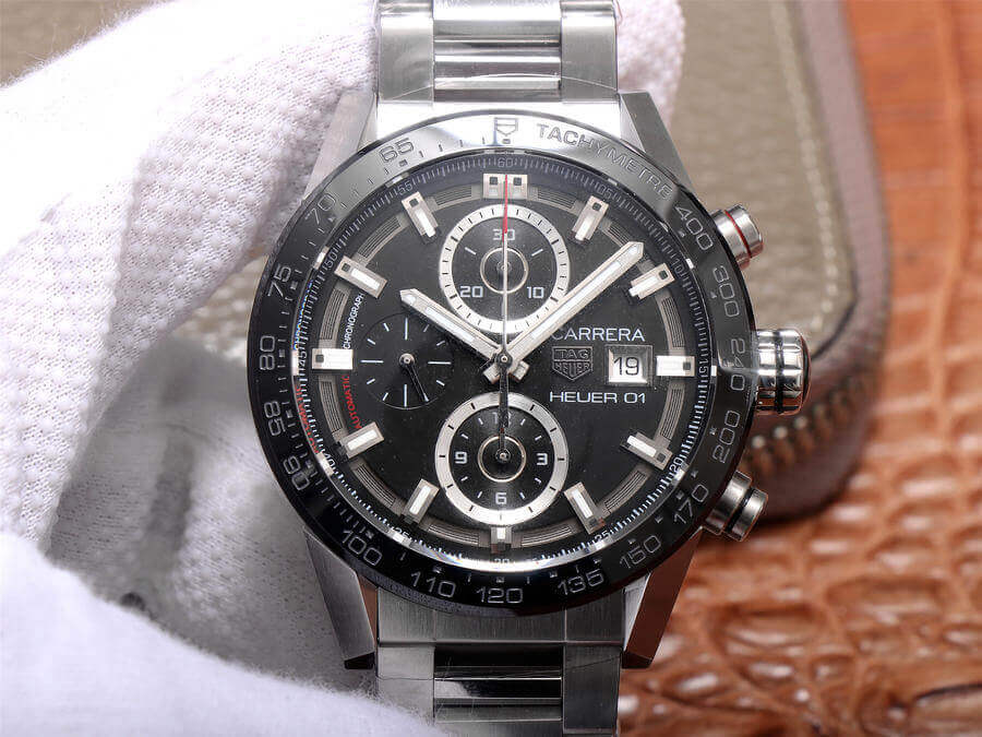 Replica TAG Heuer Carrera CAR201Z.BA0714 1:1 Best Edition XF Factory Ceramic Bezel
