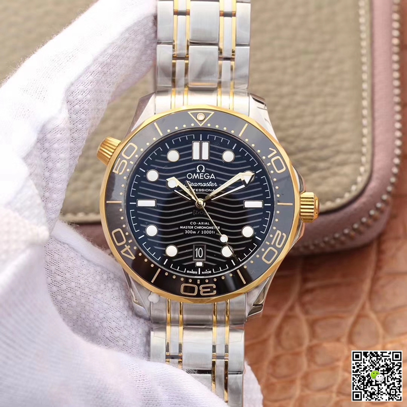 Replica 0me*ga Seamaster 210.20.42.20.01.002 1:1 Best Edition VS Factory Black Dial Swiss ETA8800