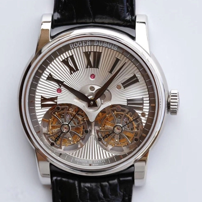 Replica Roger Dubuis Hommage RDDBHO0562 1:1 Best Edition JB Factory Silver Dial Swiss RD100